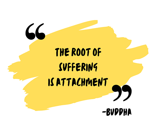 Buddha quote - attachment